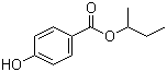 structure of CAS# 17696-61-6, 4-Hydroxybenzoic acid 1-methylpropyl ester