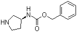 structure of CAS# 176970-12-0, (S)-3-N-Cbz-aminopyrrolidine