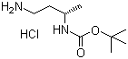 (S)-3-Boc-aminobutylamine hydrochloride molecular structure (CAS 176982-57-3)