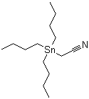 (Tributylstannyl)acetonitrile molecular structure (CAS 17729-59-8)