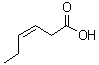 (3Z)-3-Hexenoic acid molecular structure (CAS 1775-43-5)
