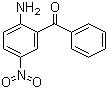 structure of CAS# 1775-95-7, 2-Amino-5-nitrobenzophenone