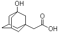 structure of CAS# 17768-36-4, 3-Hydroxyadamantane-1-acetic acid