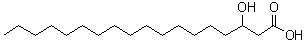 structure of CAS# 17773-30-7, 3-羟基硬脂酸