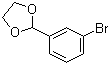 structure of CAS# 17789-14-9, 2-(3-Bromophenyl)-1,3-dioxolane