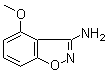 structure of CAS# 177995-40-3, 4-Methoxy-1,2-benzisoxazol-3-amine