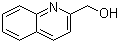 2-喹啉基甲醇分子结构 (CAS 1780-17-2)