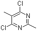 structure of CAS# 1780-33-2, 4,6-二氯-2,5-二甲基嘧啶