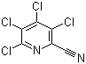 structure of CAS# 17824-83-8, 3,4,5,6-Tetrachloropyridine-2-carbonitrile