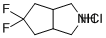 structure of CAS# 1782456-99-8, 5,5-Difluorooctahydrocyclopenta[c]pyrrole hydrochloride