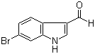 structure of CAS# 17826-04-9, 6-Bromoindole-3-carboxaldehyde