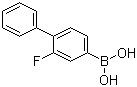 structure of CAS# 178305-99-2, 2-Fluoro-4-biphenylylboronic acid