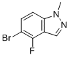 structure of CAS# 1784678-61-0, 5-Bromo-4-fluoro-1-methyl-1h-indazole