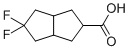 structure of CAS# 1784979-78-7, 5,5-Difluorooctahydropentalene-2-carboxylic acid