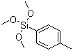 structure of CAS# 17873-01-7, 4-Methylphenyltrimethoxysilane