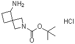 structure of CAS# 1788054-91-0, 5-氨基-2-氮杂螺[3.3]庚烷-2-羧酸叔丁酯盐酸盐