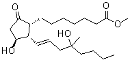 CAS # 1788085-78-8, 8-Epimisoprostol, (11beta,12alpha,13E)-11,16-Dihydroxy-16-methyl-9-oxo-prost-13-en-1-oic acid methyl ester