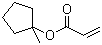 structure of CAS# 178889-49-1, Acrylic acid 1-methylcyclopentyl ester