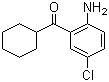 structure of CAS# 1789-30-6, 2-氨基-5-氯苯基环己甲酮