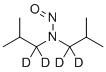structure of CAS# 1794897-96-3, N-Nitrosodiisobutylamine-[d4]