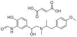 structure of CAS# 1795133-97-9, (E)-丁-2-烯二酸N-[2-羟基-5-[1-羟基-2-[1-(4-甲氧基苯基)丙烷-2-基-甲基氨基]乙基]苯基]甲酰胺