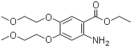 structure of CAS# 179688-27-8, Ethyl 4,5-bis(2-methoxyethoxy)-2-aminobenzoate