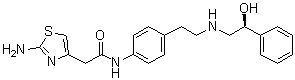 CAS 登录号：1796931-48-0, 2-氨基-N-[4-[2-[[(2S)-2-羟基-2-苯基乙基]氨基]乙基]苯基]-4-噻唑乙酰胺
