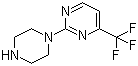 structure of CAS# 179756-91-3, 1-(4-Trifluoromethylpyrimidin-2-yl)piperazine