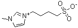 1-甲基-3-(4-磺基丁基)-1H-咪唑鎓内盐分子结构 (CAS 179863-07-1)