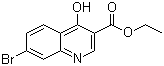structure of CAS# 179943-57-8, Ethyl 7-bromo-4-hydroxyquinoline-3-carboxylate