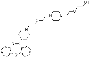CAS 登录号：1800291-86-4, 2-[2-[4-[2-[2-(4-二苯并[b,f][1,4]硫氮杂卓-11-基-1-哌嗪基)乙氧基]乙基]-1-哌嗪基]乙氧基]乙醇