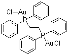 structure of CAS# 18024-34-5, mu-[1,2-Bis(diphenylphosphine)ethane]bis(chlorogold)