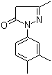 structure of CAS# 18048-64-1, 3-Methyl-1-(3,4-dimethylphenyl)-2-pyrazolin-5-one