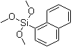 structure of CAS# 18052-76-1, 1-Naphthyltrimethoxysilane