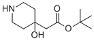 CAS # 180532-52-9, Tert-butyl 2-(4-hydroxypiperidin-4-yl)acetate
