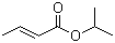 CAS # 18060-77-0, Isopropyl crotonate, Isopropyl 2-butenoate, Crotonic acid isopropyl ester, 2-Butenoic acid 1-methylethyl ester