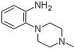 structure of CAS# 180605-36-1, 2-(4-甲基-1-哌嗪)苯胺