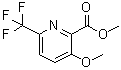 CAS # 1806317-49-6, 3-Methoxy-6-(trifluoromethyl)-2-pyridinecarboxylic acid methyl ester, Methyl 3-methoxy-6-(trifluoromethyl)picolinate