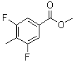 structure of CAS# 1806321-10-7, 3,5-二氟-4-甲基苯甲酸甲酯