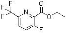 CAS 登录号：1806386-01-5, 3-氟-6-(三氟甲基)-2-吡啶羧酸乙酯