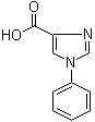 structure of CAS# 18075-64-4, 1-Phenyl-1H-imidazole-4-carboxylic acid