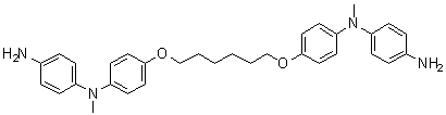 N1,N1'-[1,6-Hexanediylbis(oxy-4,1-phenylene)]bis[N1-methyl-1,4-benzenediamine] molecular structure (CAS 1807536-66-8)