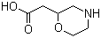 2-吗啉乙酸分子结构 (CAS 180863-27-8)
