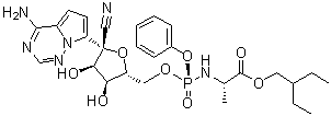 structure of CAS# 1809249-37-3, Remdesivir
