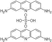 structure of CAS# 1811-28-5, 3,6-Acridinediamine sulfate (2:1)