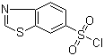 structure of CAS# 181124-40-3, 1,3-Benzothiazole-6-sulfonyl chloride