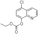CAS 登录号：18119-31-8, 碳酸-5-氯-8-喹啉基-乙基酯