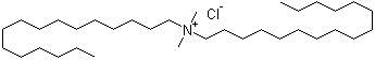 Dihexadecyl dimethyl ammonium chloride molecular structure (CAS 1812-53-9)