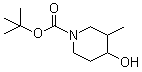 CAS # 181269-70-5, N-Boc-3-methyl-4-hydroxypiperidine, tert-Butyl 4-hydroxy-3-methylpiperidine-1-carboxylate