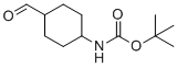 structure of CAS# 181308-56-5, Tert-butyl trans-4-formylcyclohexylcarbamate